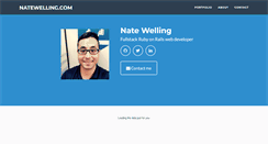 Desktop Screenshot of natewelling.com