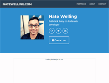 Tablet Screenshot of natewelling.com